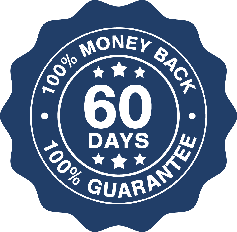 60 day money back guarantee